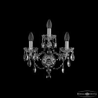 Бра хрустальные 1415B/2+1/141 Ni Bohemia Ivele Crystal (Богемия Ивеле Кристалл)
