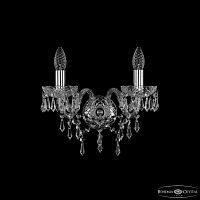 Бра хрустальные 1403B/2/141 Ni Bohemia Ivele Crystal (Богемия Ивеле Кристалл)