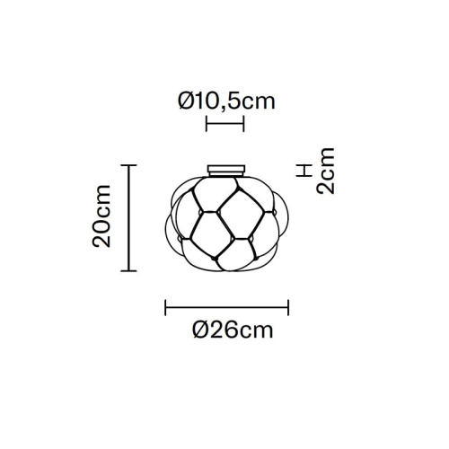 Потолочный светильник Cloudy d26 фото 2
