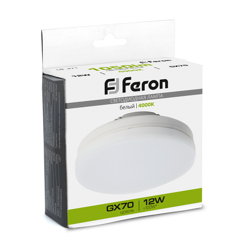 Лампа светодиодная Feron LB-471 GX70 12W 175-265V 4000K фото 5