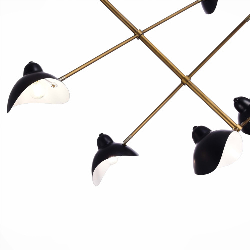 SL1801.303.06 Люстра потолочная ST-Luce Античная бронза/Черный E14 6*60W MINNE фото 2