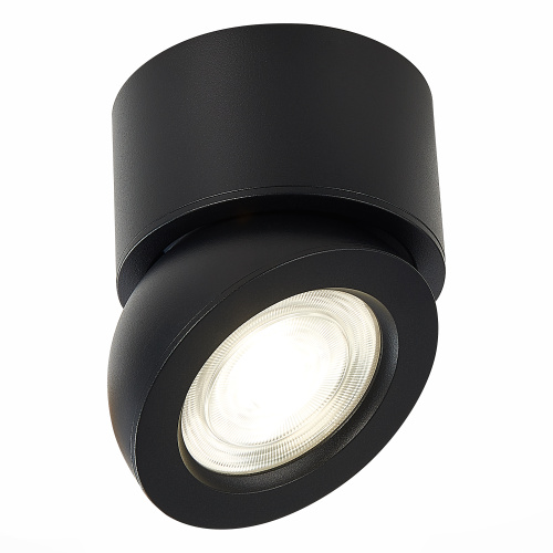 ST654.442.10 Светильник потолочный Черный LED 1*10W 4000K 850Lm Ra>90 38° IP20 D95xH96 180-240V Накладные светильники фото 4