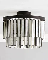 Потолочный светильник "Авиано" с подвесами из перламутра