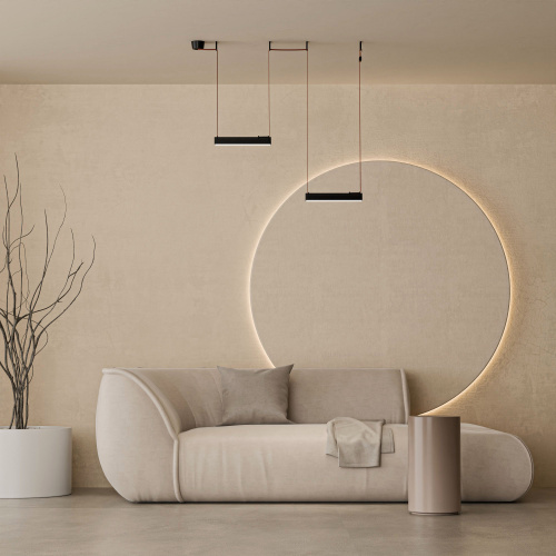 DK5674-BK Cветильник для трека-ремня Belty Smart, серия Linear, со светодиодом, L323*W40*H45мм, 48V DC, 12W, RA90, 120°, 2700-6500K, IP20, черный, алюминий фото 6