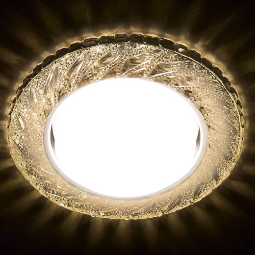 Встраиваемый светодиодный светильник Ambrella light GX53 LED G303 CL/WW фото 2
