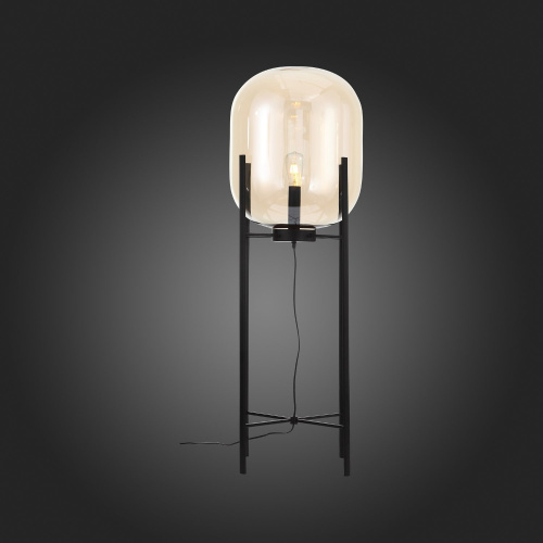 SL1050.525.01 Торшер ST-Luce Черный/Коньячный E27 1*40W (из 2-х коробок) BURASCA фото 6