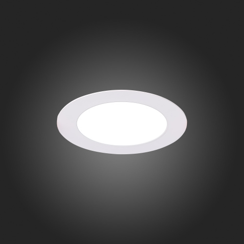 ST210.538.06 Св-к встр. Белый LED 1*6W 3000K 480Lm Ra80 110° IP20 D90xH30 220-240V Встраиваемые светильники фото 9