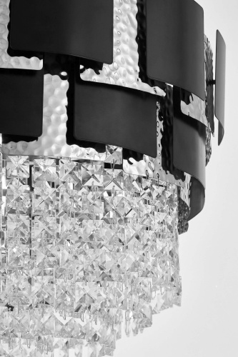 Подвесной светильник Lumina Deco LDP 7045-600 BK+CHR фото 3