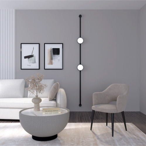 DK5567-BK Cветильник для трека-ремня Belty, серия Flow, со светодиодом, D168*H29.5мм, 48V DC, 10W, RA90, 120°, 3000K, IP20, черный, алюминий фото 7