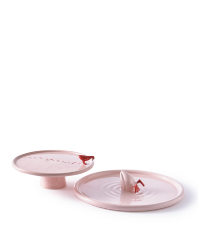 Блюдо Duffy Diving Duck Pink фото 4