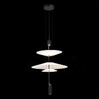 SL6101.413.01 Люстра подвесная ST-Luce Черный/Белый LED 1*15W 3000K ISOLA