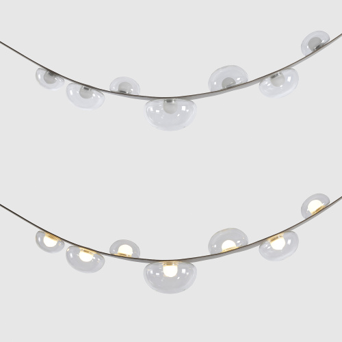Светильник подвесной Crystal Lux BOSQUE SP7 L3000 GREY/TRANSPARENT фото 4