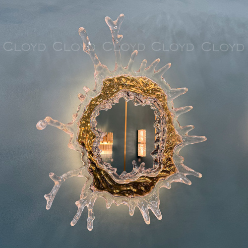 Зеркало Cloyd EVOKE-B Mirror / выс. 65 см - золото (арт.50150) фото 5