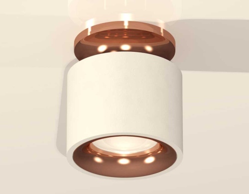 Комплект накладного светильника Ambrella light Techno Spot XS7510141 SWH/PPG белый песок/золото розовое полированное (N7930, C7510, N7015) фото 3