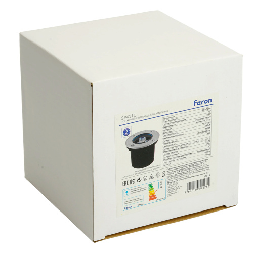 Светодиодный светильник тротуарный (грунтовый) Feron SP4111 3W 6400K 230V IP67 фото 2
