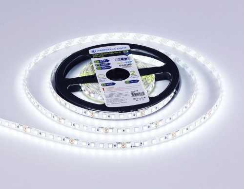 Светодиодная лента Ambrella Light 10W/m 120LED/m 2835SMD холодный белый 5M GS3103 фото 9