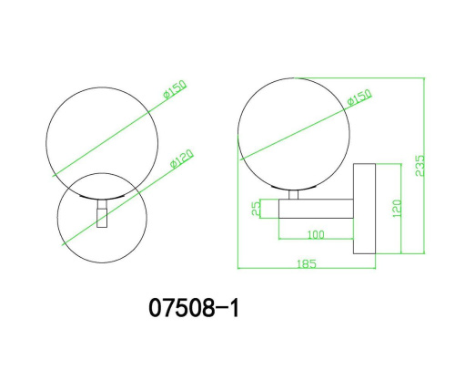 Бра Kink Light Сида 07508-1,01 фото 3