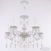 Люстра с хрустальными подвесками AL78101/5/175 A WMN Bohemia Ivele Crystal (Богемия Ивеле Кристалл)