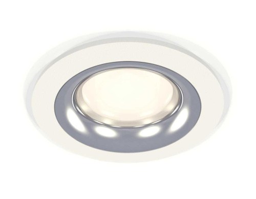 Комплект встраиваемого светильника Ambrella light Techno Spot XC7621003 SWH/PSL белый песок/серебро полированное (C7621, N7012)