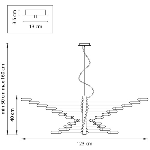 Подвесная люстра Lightstar Ragno 733247 фото 4
