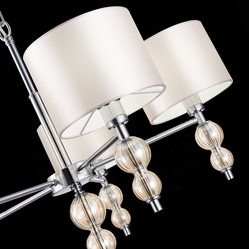 SLE105703-05 Светильник подвесной Хром/Светло-бежевый E14 5*40W RAMER фото 11