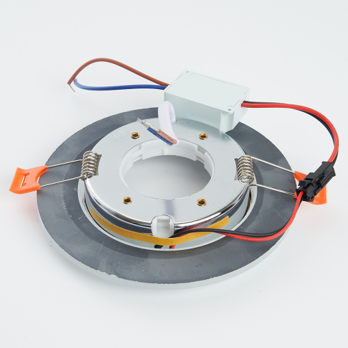 Светильник встраиваемый с белой LED подсветкой Feron CD5023 потолочный GX53 без лампы, матовый фото 8