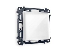 Комплект механизма 1-кл перекрестного выключателя AMBRELLA VOLT ALFA Белый глянец QUANT (AP1010, VM112)