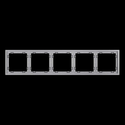 Рамка пластиковая S70 на 5 постов, (серый) Voltum VLS100516 Рамка пластиковая S70 на 5 постов, (серый) Voltum VLS100516