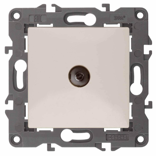 ТВ-розетка проходная ЭРА Elegance 14-3102-02 Б0034297 ТВ-розетка проходная ЭРА Elegance 14-3102-02 Б0034297