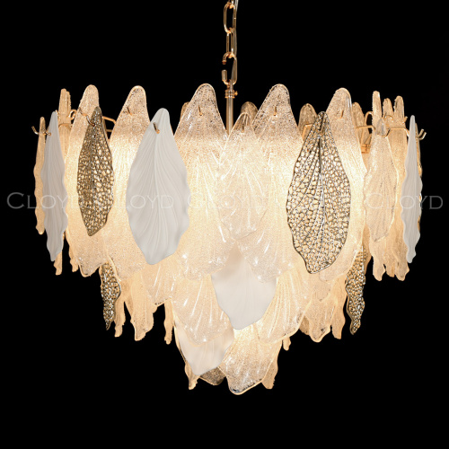 Люстра Cloyd SENEGAL-A C15 / Ø60 см - с золотыми листьями - золото (арт.10366) фото 3