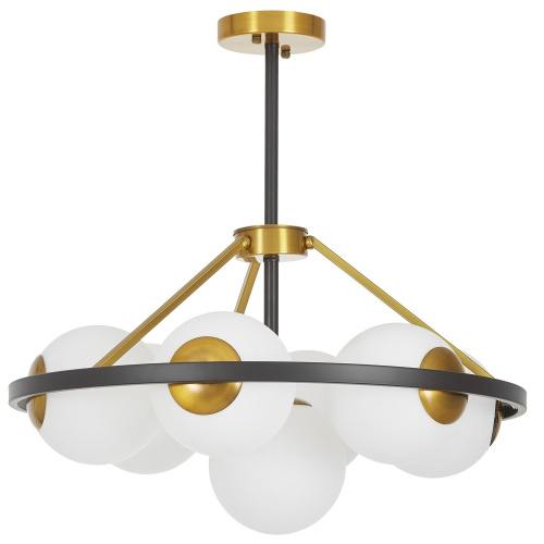 Подвесной светильник Lumina Deco Donzano LDP 8034-7 BK+WT Подвесной светильник Lumina Deco Donzano LDP 8034-7 BK+WT