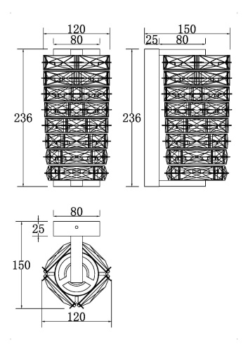Настенный светильник (бра) Maytoni MOD124WL-L6CH3K фото 4