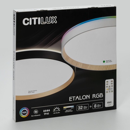 Потолочный светодиодный светильник Citilux Etalon CL750400R фото 6