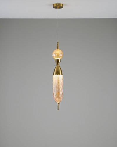 Светильник подвесной светодиодный Moderli V10915-PL Candle фото 3