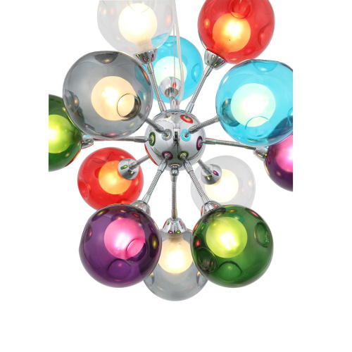 SL431.153.12 Люстра подвесная ST-Luce Хром/Разноцветный, Белый G9 12*5W DUALITA фото 3