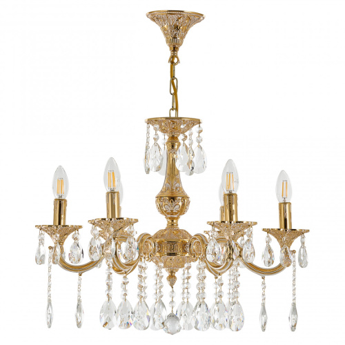 Люстра с хрустальными подвесками AL78101/6/175 A GW Bohemia Ivele Crystal (Богемия Ивеле Кристалл)