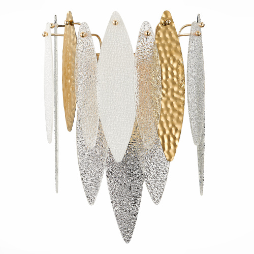 SL1224.201.02 Бра ST-Luce Золотистый/Прозрачный, Белый E14 2*60W LASTRA фото 2