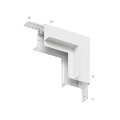 TR2118-WH Угол стена-потолок встраиваемый под ГКЛ SMART, белый фото 3