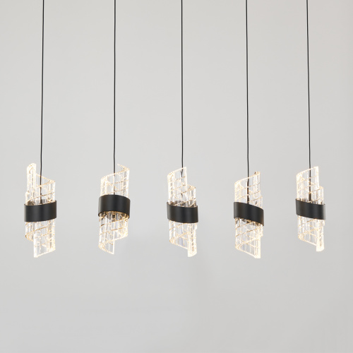 Подвесной светильник MD23001022-5B matt black фото 4