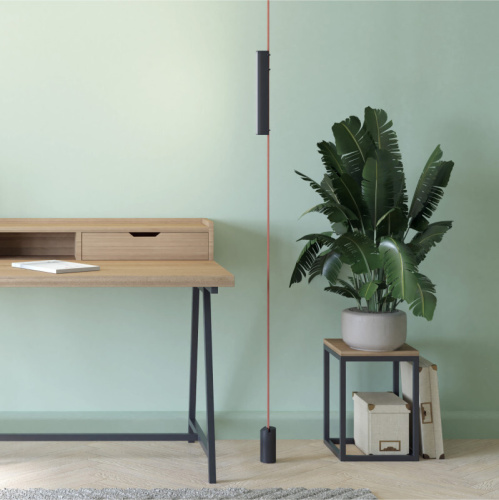 DK5575-BK Cветильник для трека-ремня Belty, серия Linear, со светодиодом, L323*W40*H45мм, 48V DC, 12W, RA90, 120°, 3000K, IP20, черный, алюминий фото 3