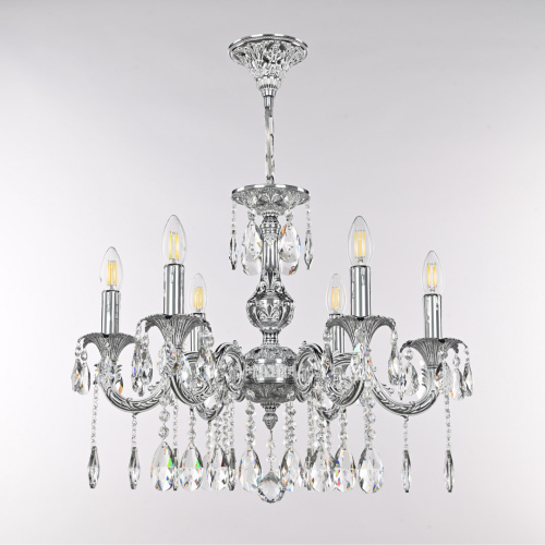 Люстра с хрустальными подвесками AL79101/6/175 A NW Bohemia Ivele Crystal (Богемия Ивеле Кристалл) фото 4