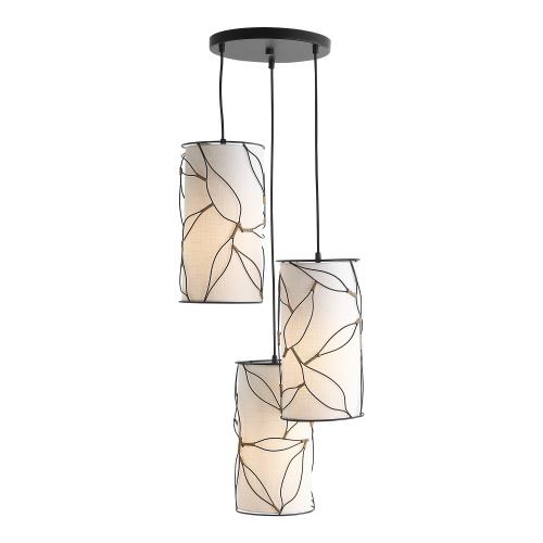 SL6228.403.03 Светильник подвесной ST-Luce Черный/Бежевый E27 3*60W ROOT фото 4