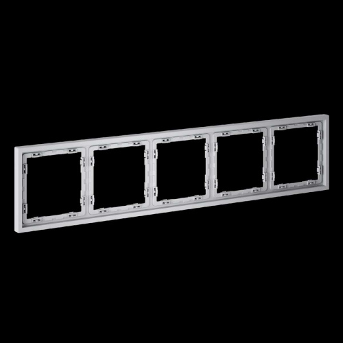 Рамка пластиковая S70 на 5 постов, (серый) Voltum VLS100516 фото 2 Рамка пластиковая S70 на 5 постов, (серый) Voltum VLS100516 фото 2