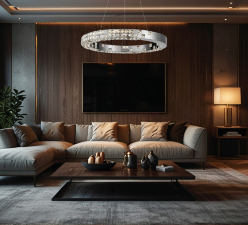 Люстра подвесная Elegance Chrome FL1148-8P фото 3 Люстра подвесная Elegance Chrome FL1148-8P фото 3