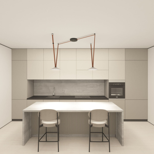 DK5565-WH+BK Cветильник для трека-ремня Belty, серия Flow, со светодиодом, D300*H71мм, 48V DC, 12W, RA90, 120°, 3000K, IP20, белый с черным, алюминий фото 4