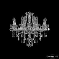 Люстра хрустальная 1415/8/200 Ni Leafs-Лист Bohemia Ivele Crystal (Богемия Ивеле Кристалл)