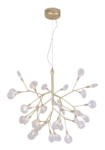 Светильник подвесной Crystal Lux EVITA SP36 GOLD/TRANSPARENT Светильник подвесной Crystal Lux EVITA SP36 GOLD/TRANSPARENT
