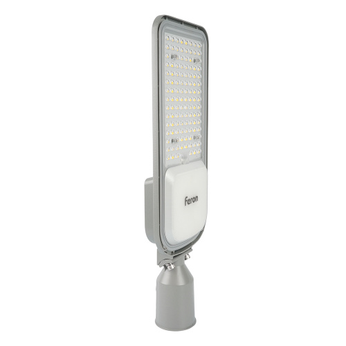 Светодиодный уличный консольный светильник Feron SP3050 100W 5000K 230V, серый фото 3