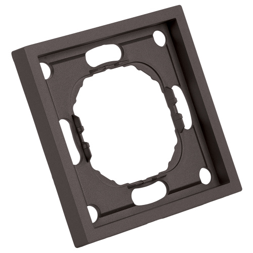 Рамка STEKKER, PFR00-5001-09 1-местная, серия Эмили, антрацит, soft touch фото 3