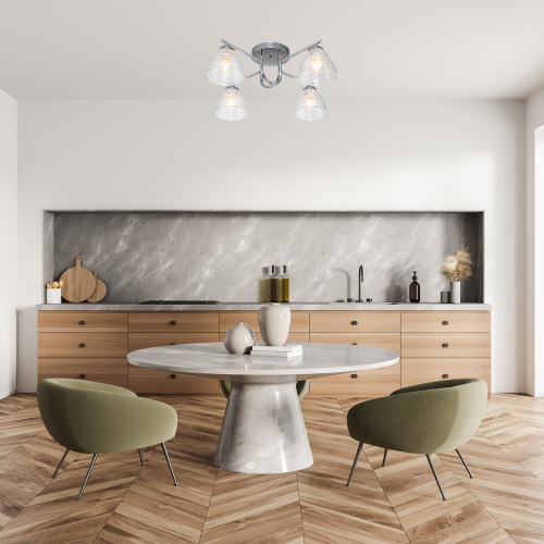 Потолочный светильник Escada 659/4PL E27*60W Chrome фото 5